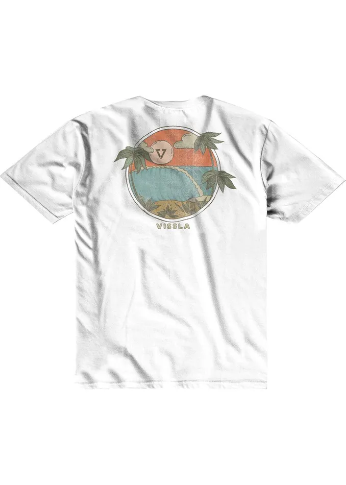 Youth Vissla Hideaway Boys Tee White