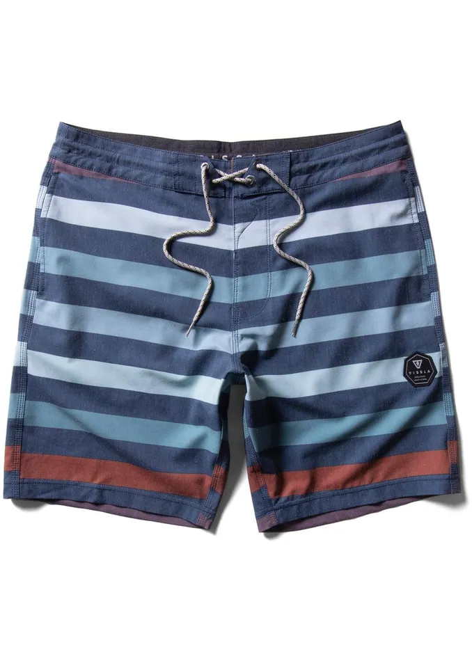 Youth Vissla Parallels 13034 Kids Boardshort Dark Naval