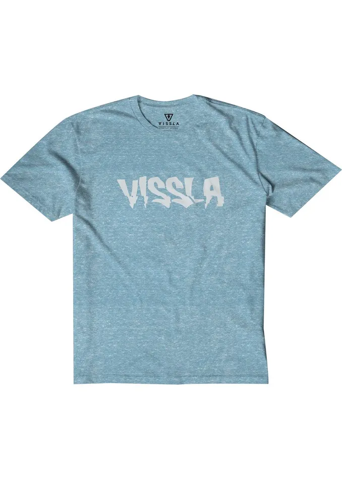 Youth Vissla Voltage Vissla Kids Snow Tee IBH 8211 Ice Blue Heather